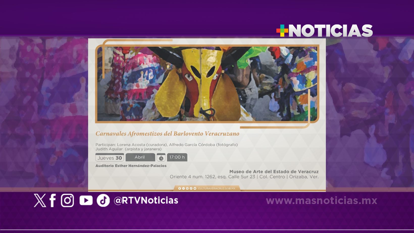 Visita la exposición Carnavales Afromestizos del Barlovento Veracruzano en el MAEV