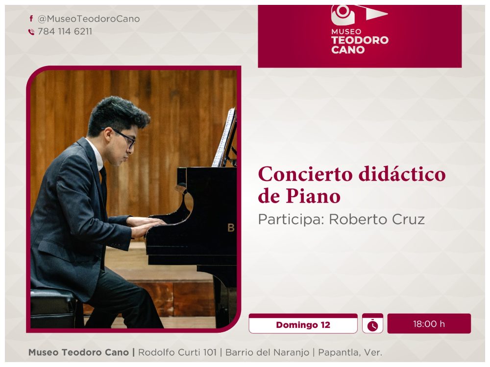 Secver promueve la música clásica y el jazz en el Museo Teodoro Cano