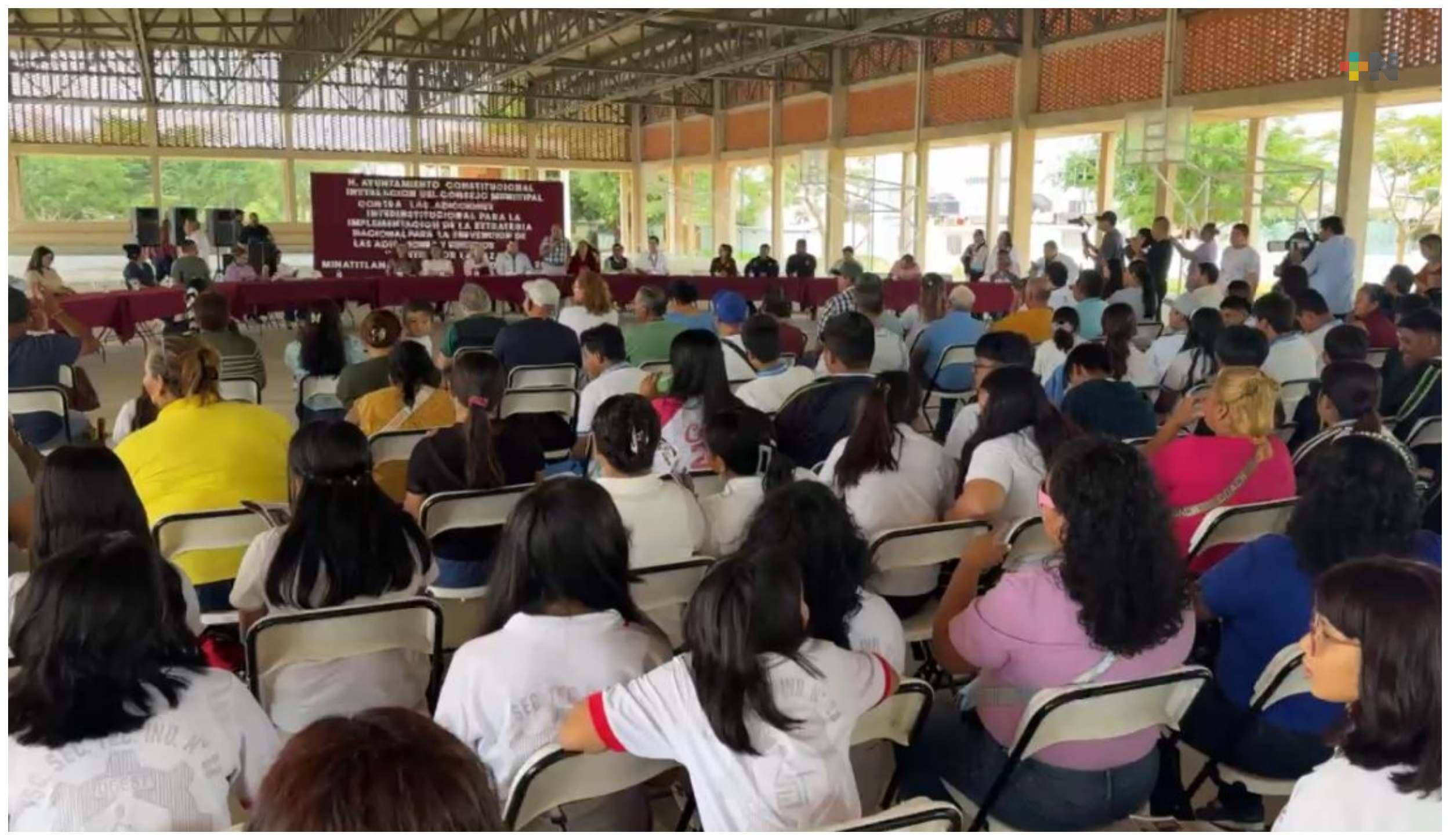 Instalan consejo denominado “Juntos por la paz” en Minatitlán