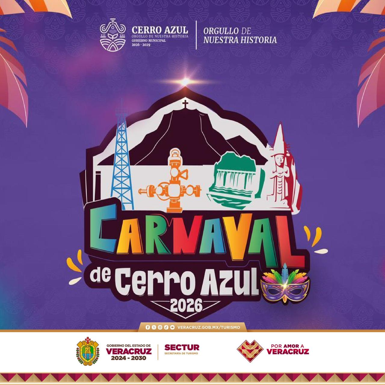 Disfruta de cuatro días de música y tradición en el Carnaval Cerro Azul