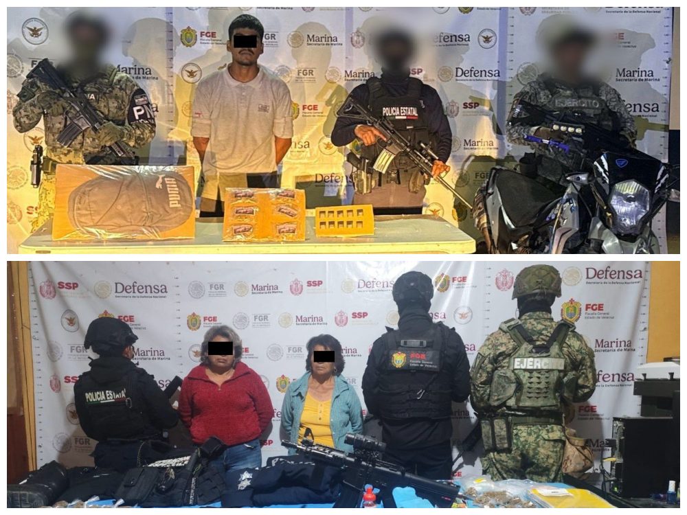 SSP decomisa 635 dosis de presunta droga, recupera 53 vehículos y detiene a 93 personas