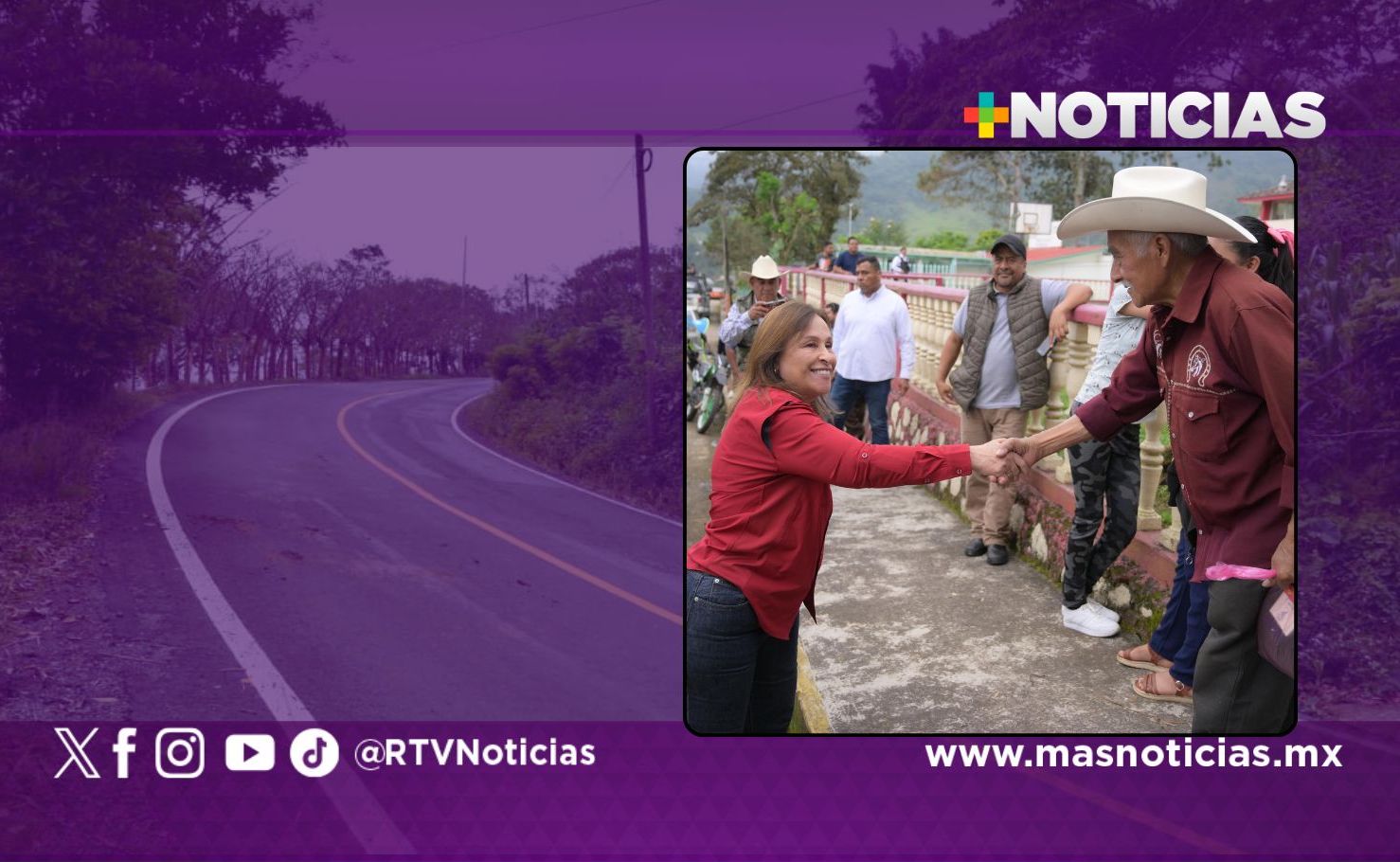 En etapa final, rehabilitación de Misantla–Tenochtitlan alcanza 95% de avance: Gobernadora