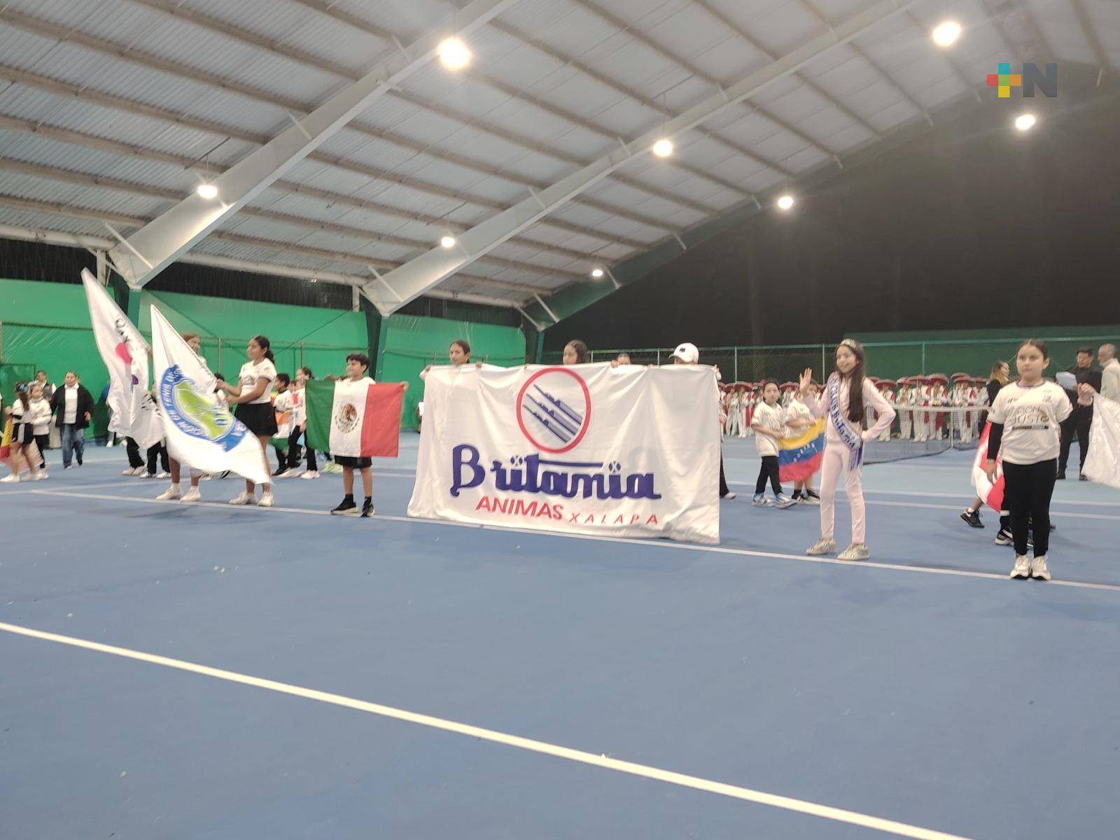 Inauguran torneo internacional de tenis en Xalapa