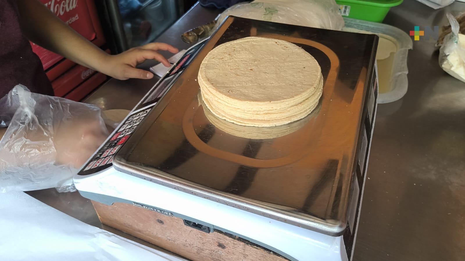 Contemplan subir el precio de la tortilla en la ciudad de Veracruz