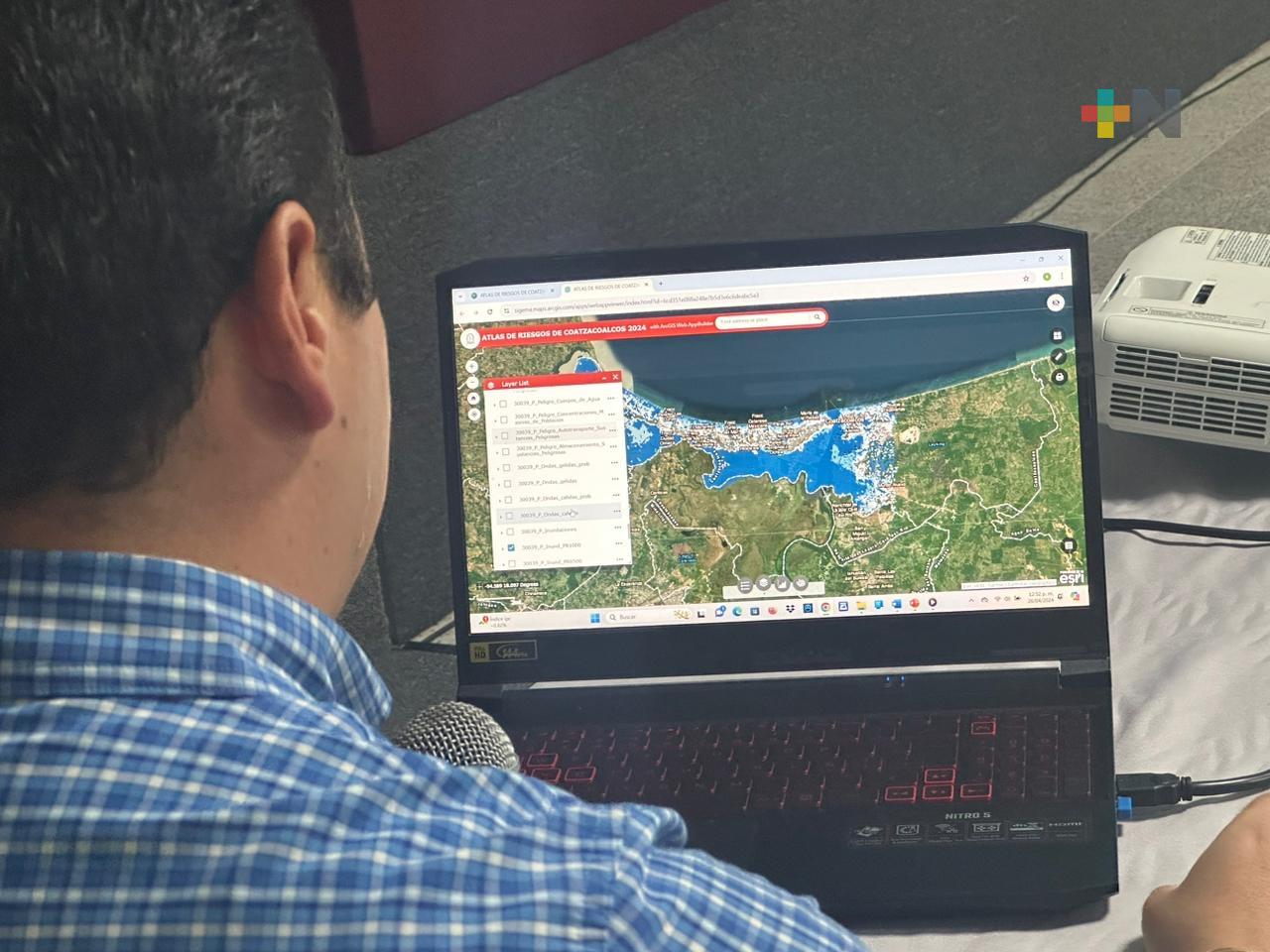 Avanza actualización de atlas de riesgo en el sur de Veracruz