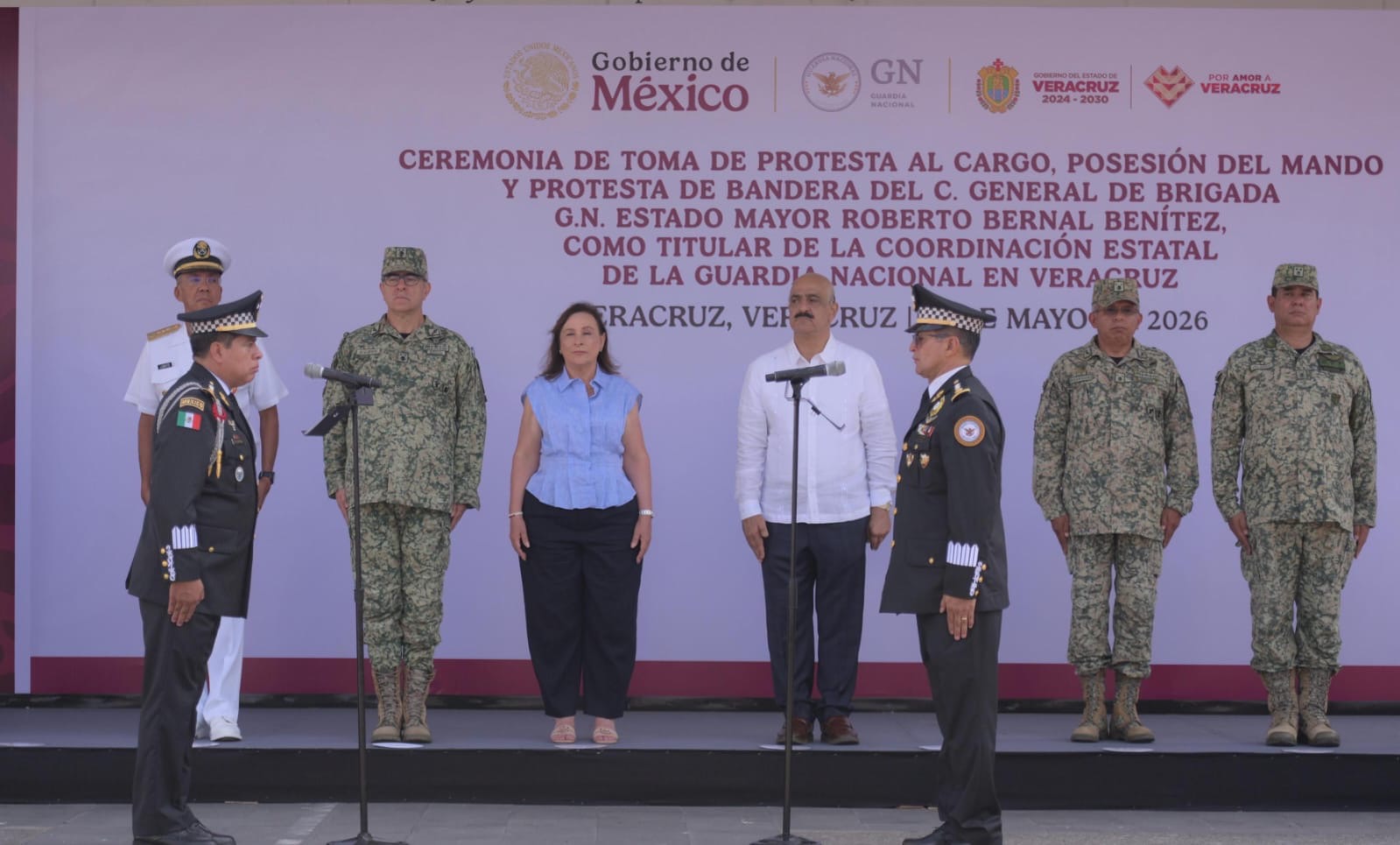 Relevo en la GN fortalece la Estrategia de Seguridad en Veracruz: Gobernadora