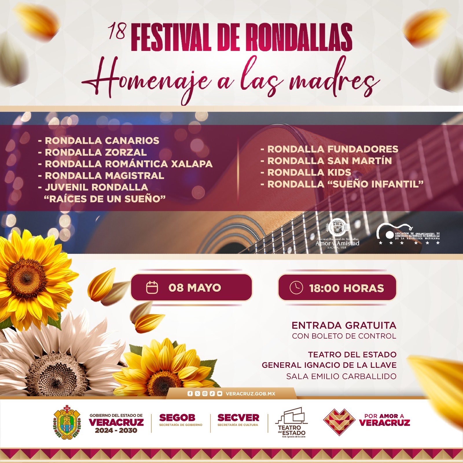 Concierto especial de rondallas para celebrar el Día de las Madres