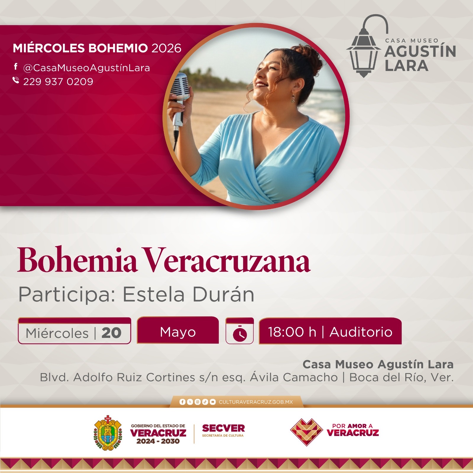 Ofrece Casa Museo Agustín Lara conciertos gratuitos de Miércoles Bohemios