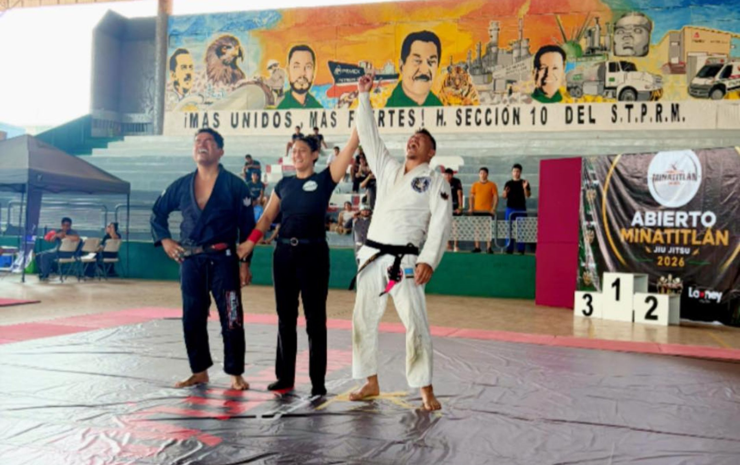 Abierto Minatitlán recibió a peleadores de jiujitsu del sureste de México