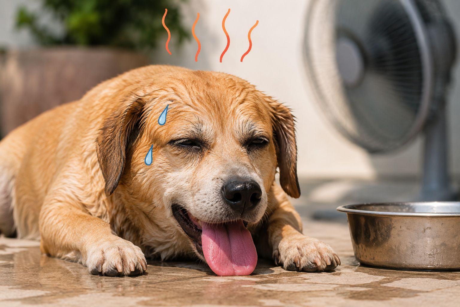 Mascotas también padecen por calor, es importante seguir consejos de cuidado