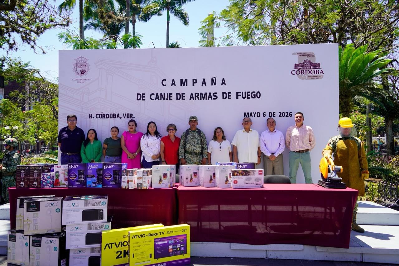Campaña de canje de armas en Córdoba como parte de las Jornadas por la Paz