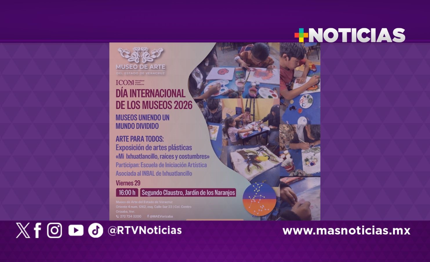 Celebra Secver Día Internacional de los Museos con talleres y exposiciones