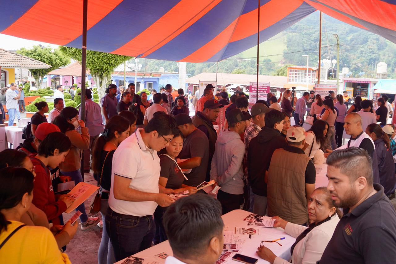 Acerca Secretaría del Trabajo más de 580 vacantes a pobladores de Alpatláhuac