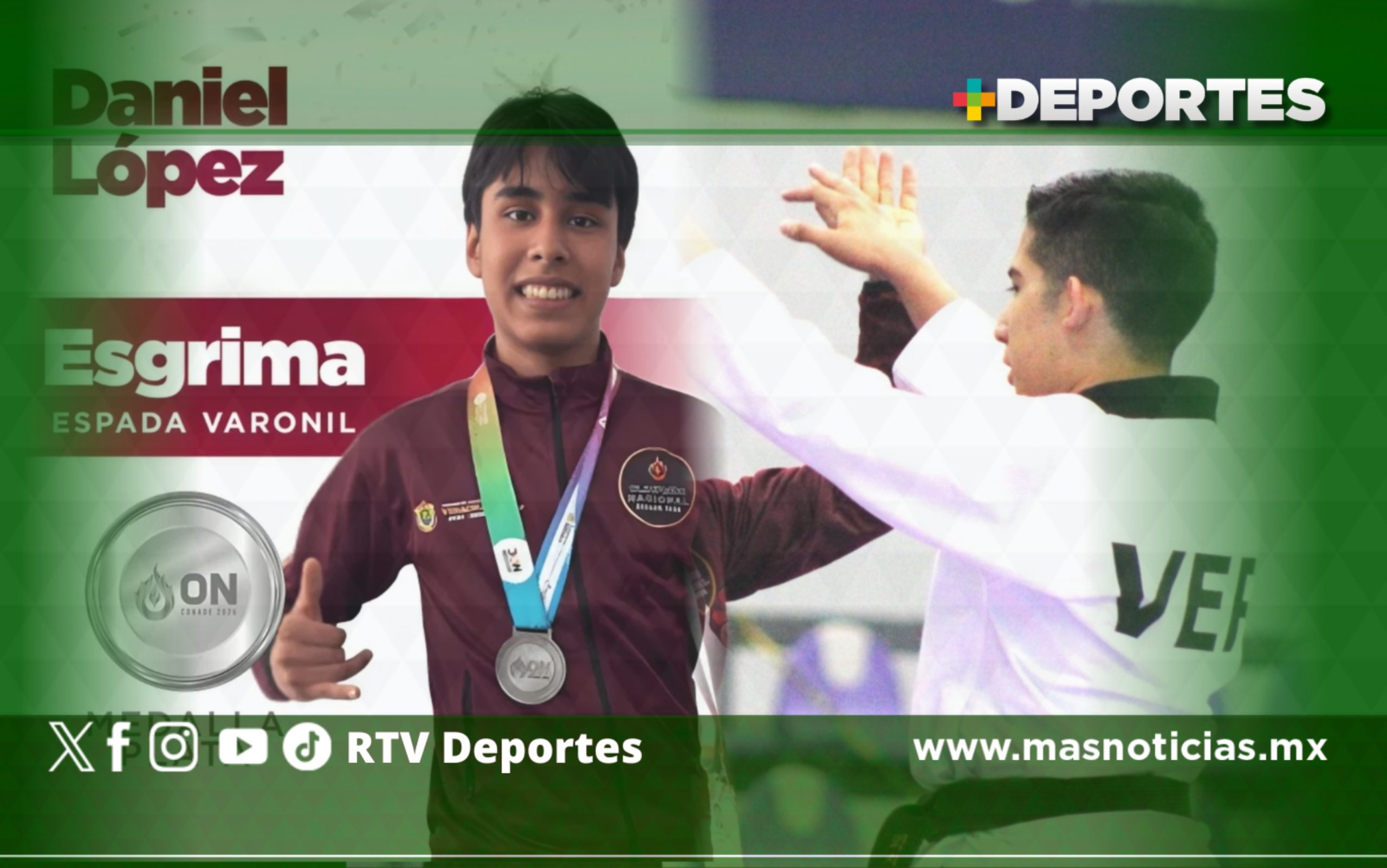 Medallas para Veracruz en taekwondo y esgrima de ON 2026