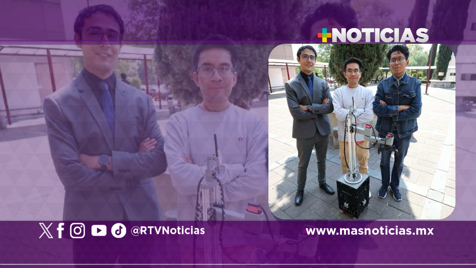 Desarrollan estudiantes del IPN robot asistente para personas con discapacidad