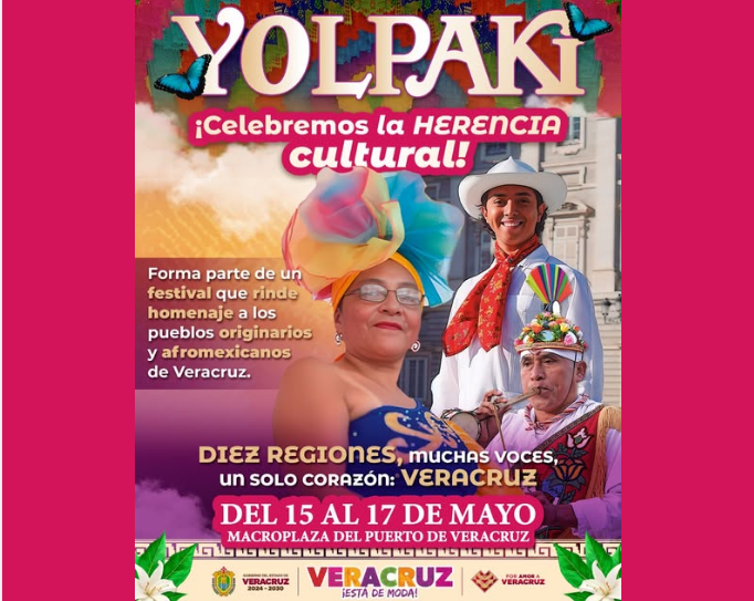 Gobernadora invita a festival Yolpaki; muestran riqueza cultural las 10 regiones de Veracruz