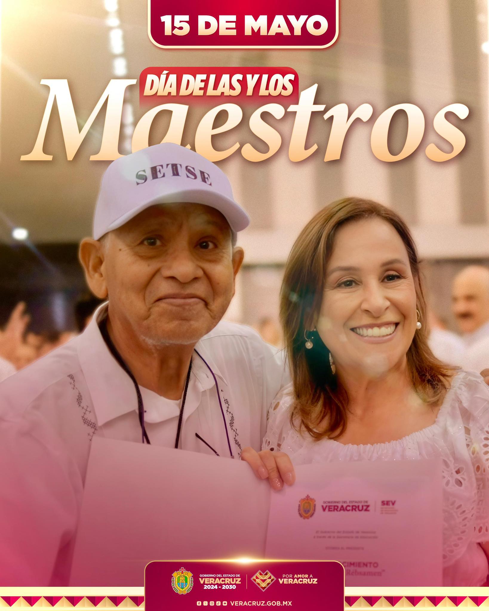El Gobierno de Veracruz felicita a los docentes en su día