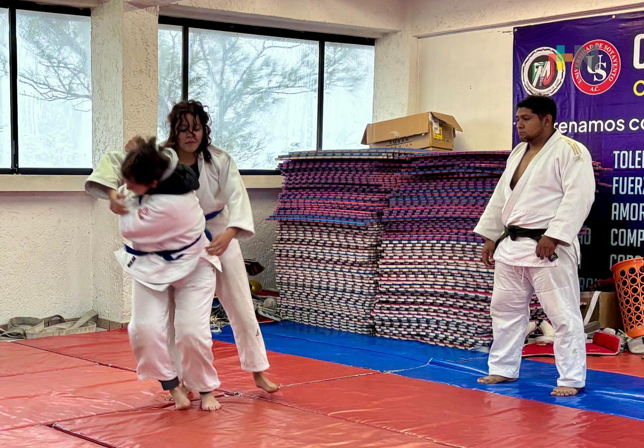 Judocas de Coatzacoalcos entrenan intensamente con miras a los “Campeonatos Nacionales ANUIES”