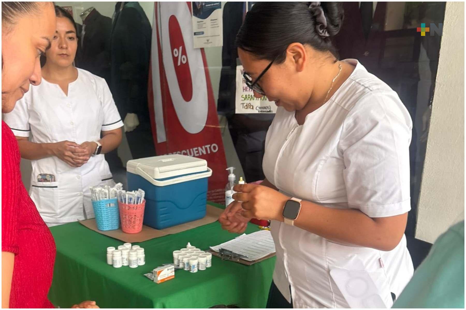 Refuerzan jornadas de vacunación en Xalapa