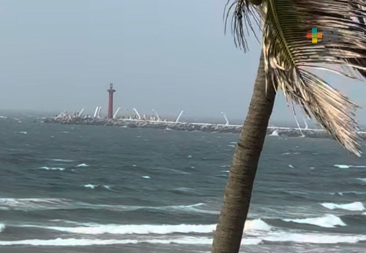 Rachas de viento obligan cierre a la navegación en puerto de Coatzacoalcos