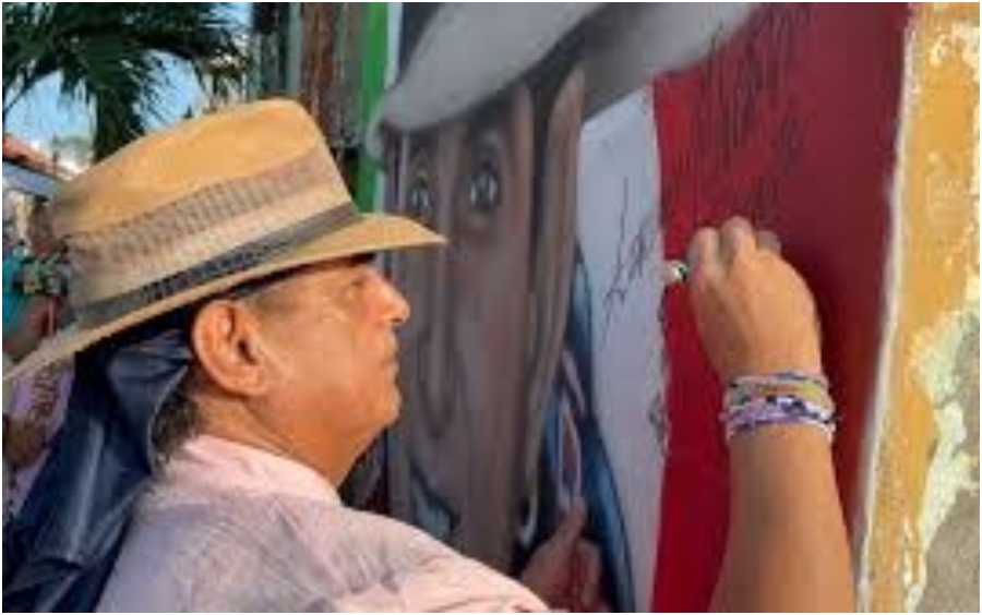 La Huaca celebra a su ídolo: mural en honor a Montalvo, “El Pirata de la Salsa”