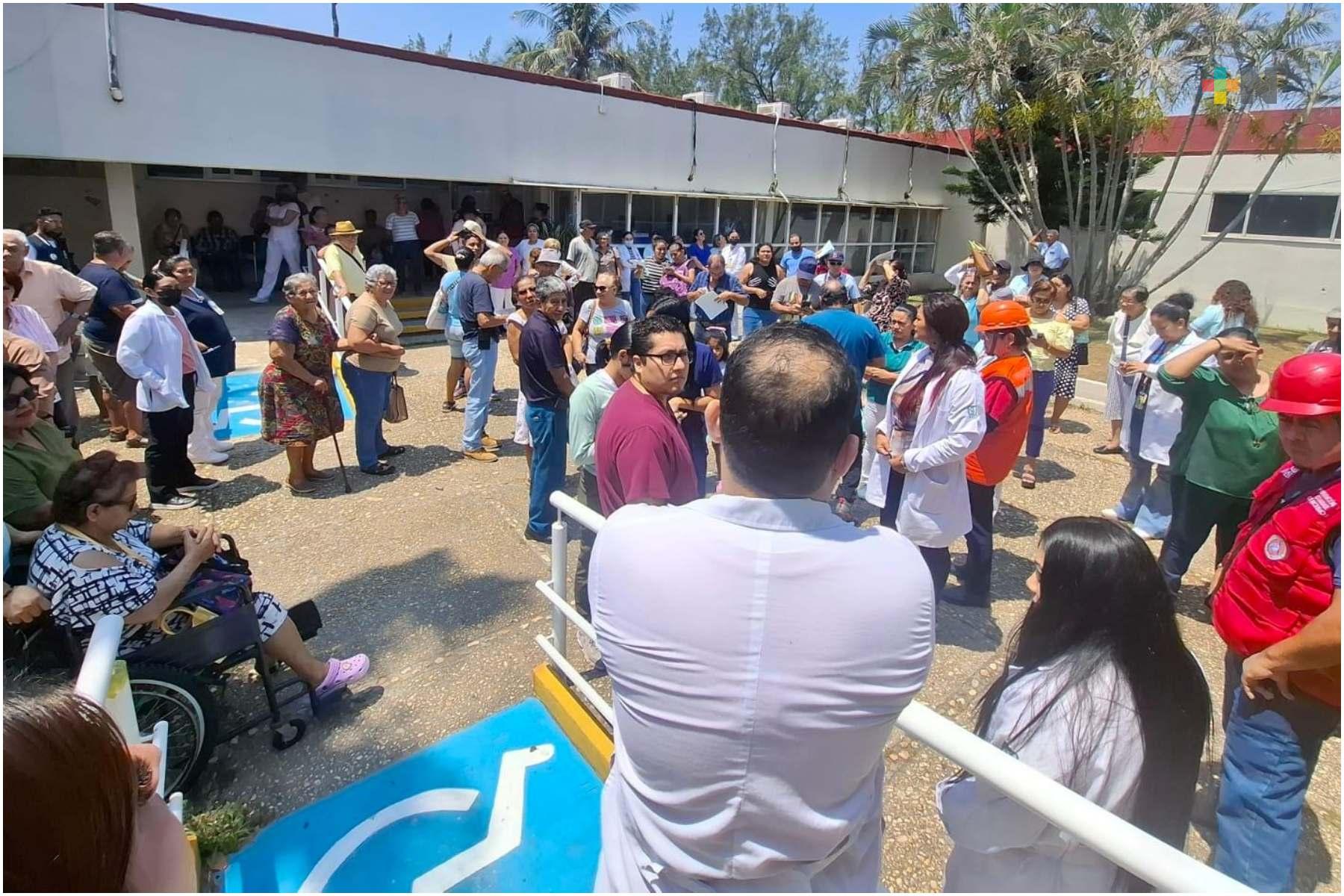 En Coatzacoalcos también se realizó Primer Simulacro Nacional 2026