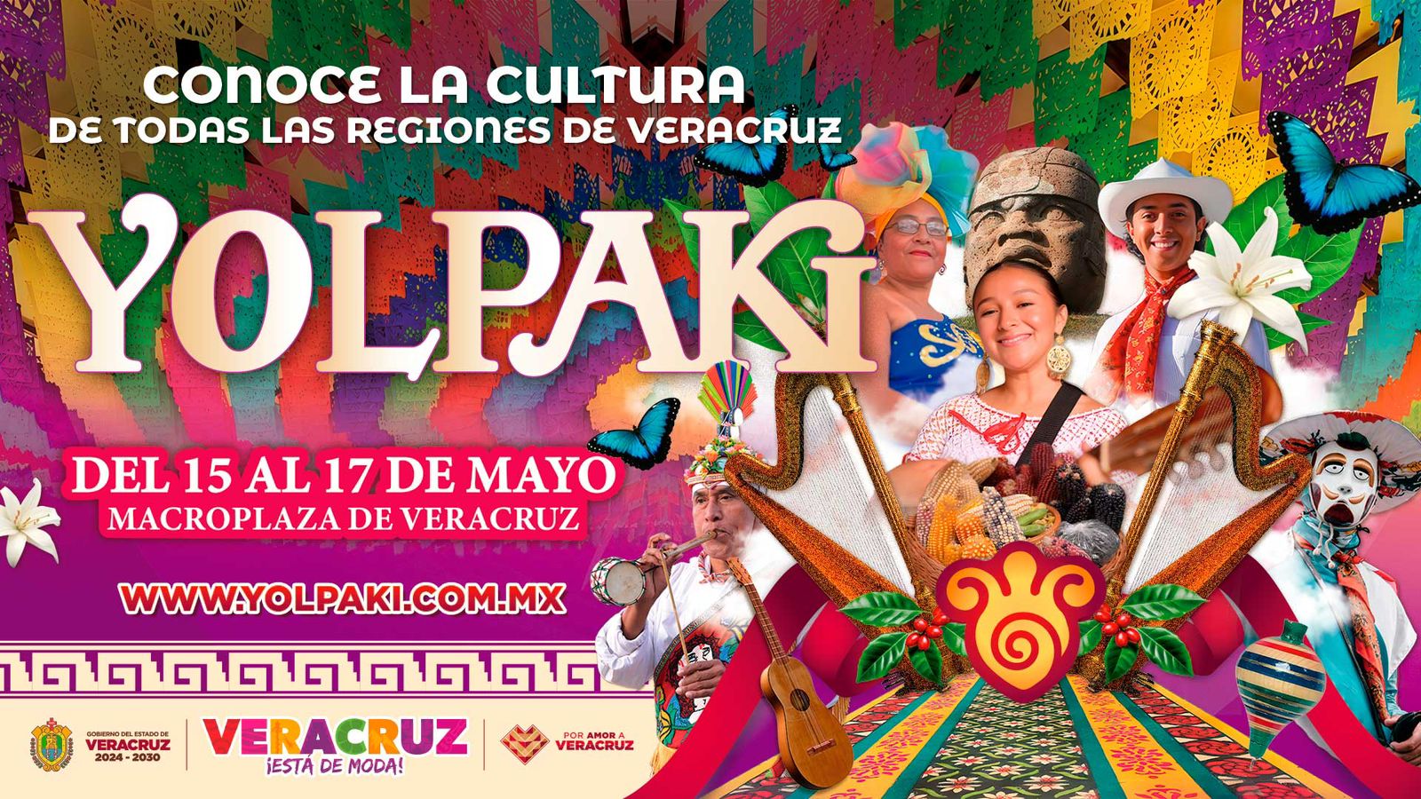 Yolpaki, encuentro de la diversidad cultural, gastronómica y artística de Veracruz