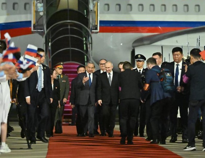 Putin realiza visita de Estado a China