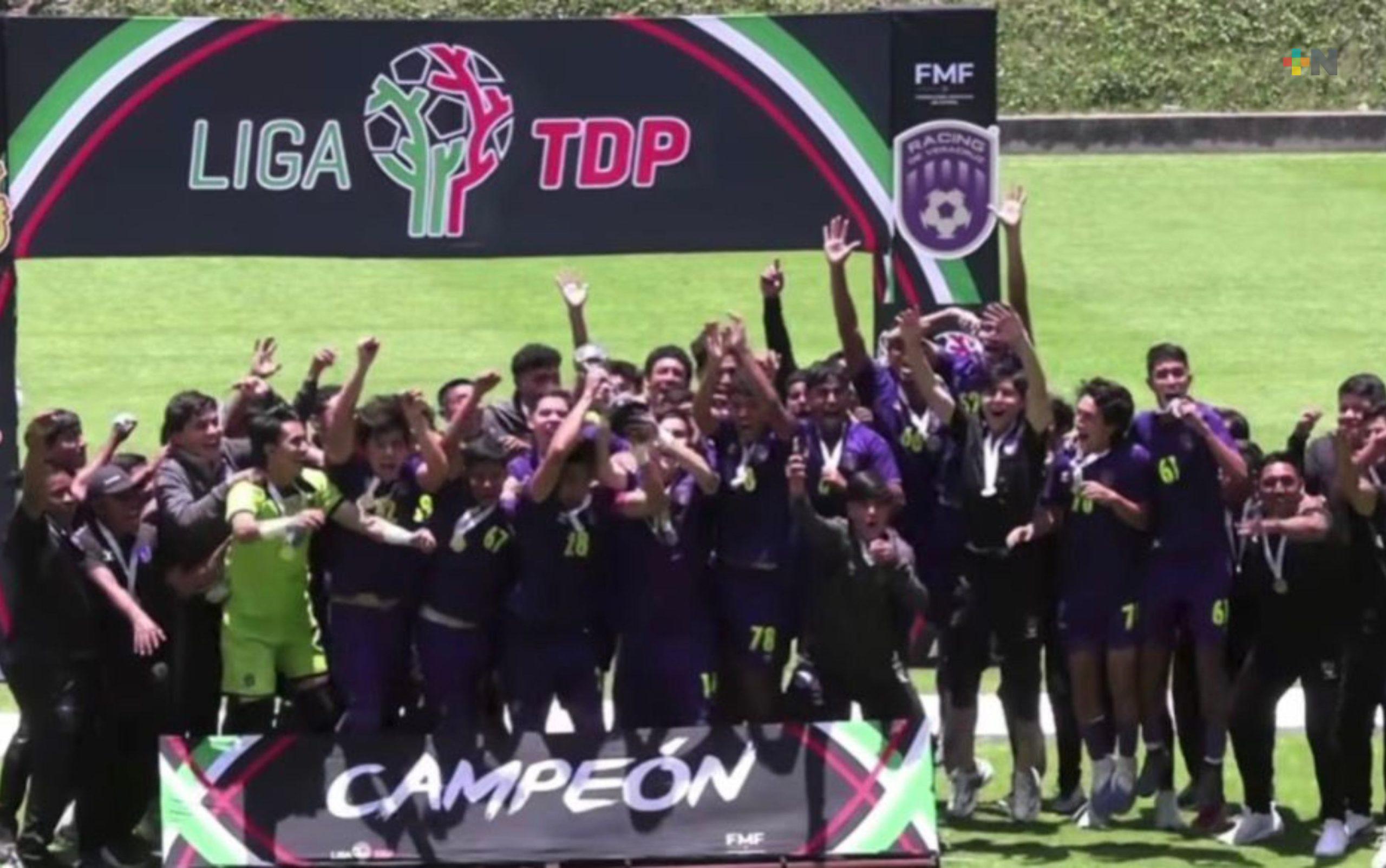 Racing de Veracruz se consagra campeón filiales de la Tercera División