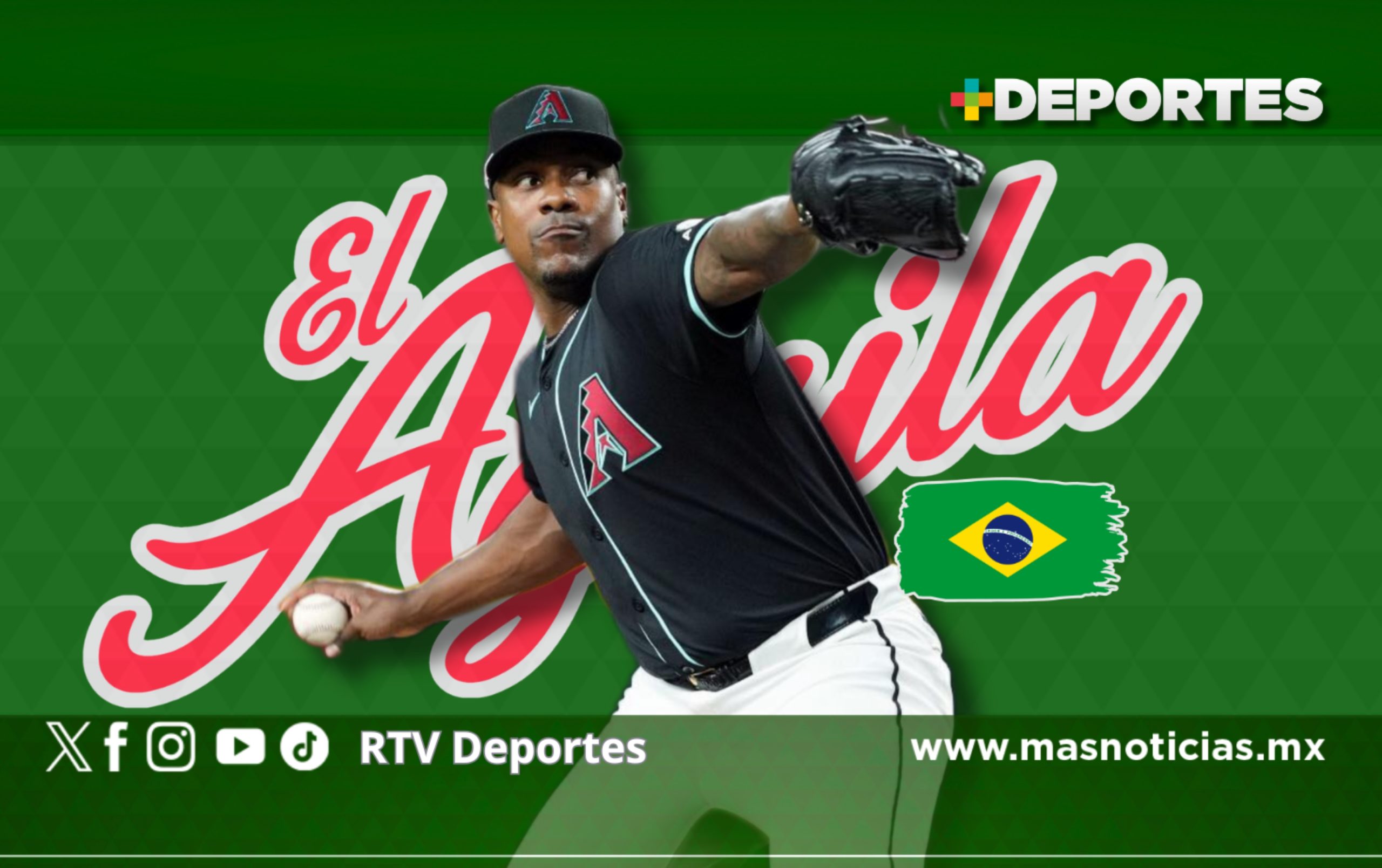 Pitcher brasileño arriba a El Glorioso