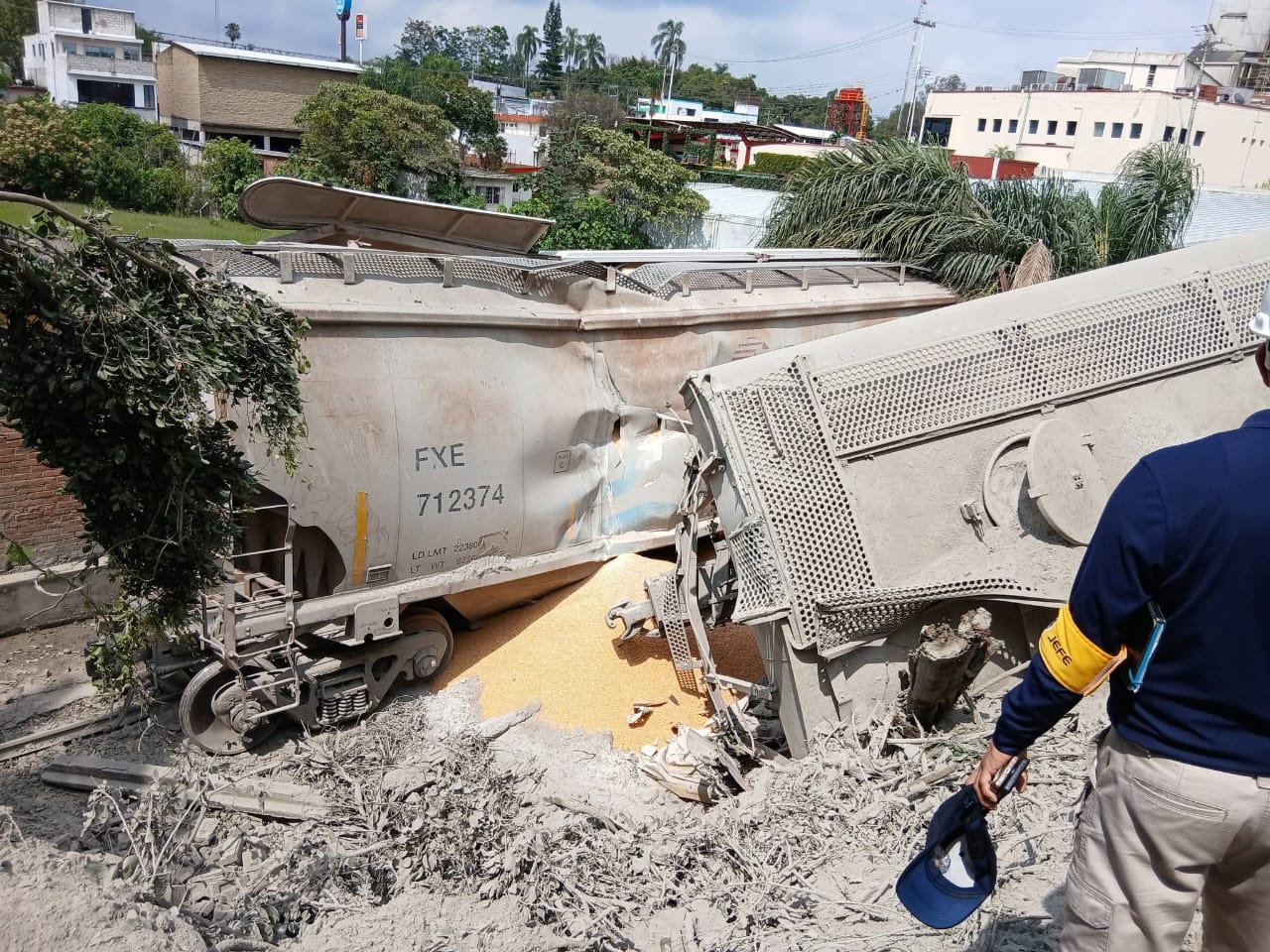 Descarriló un tren en límites de Fortín y Córdoba; ya se realiza trabajo de reparación