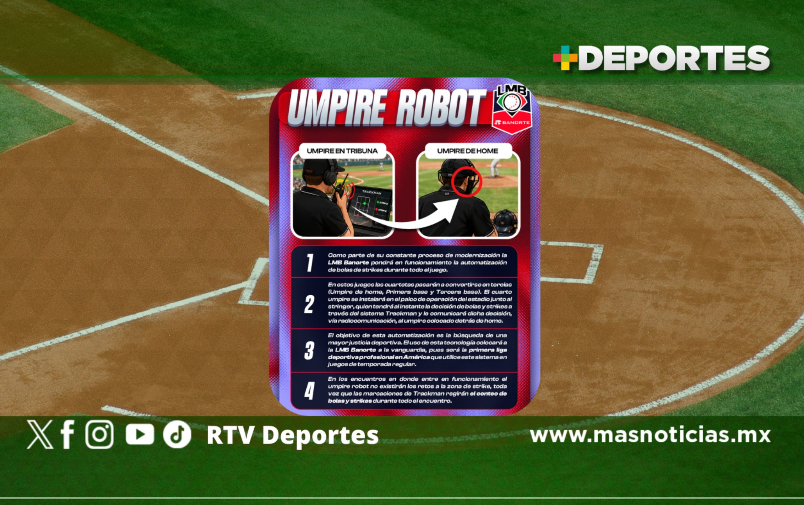 En Veracruz habrá umpire robot