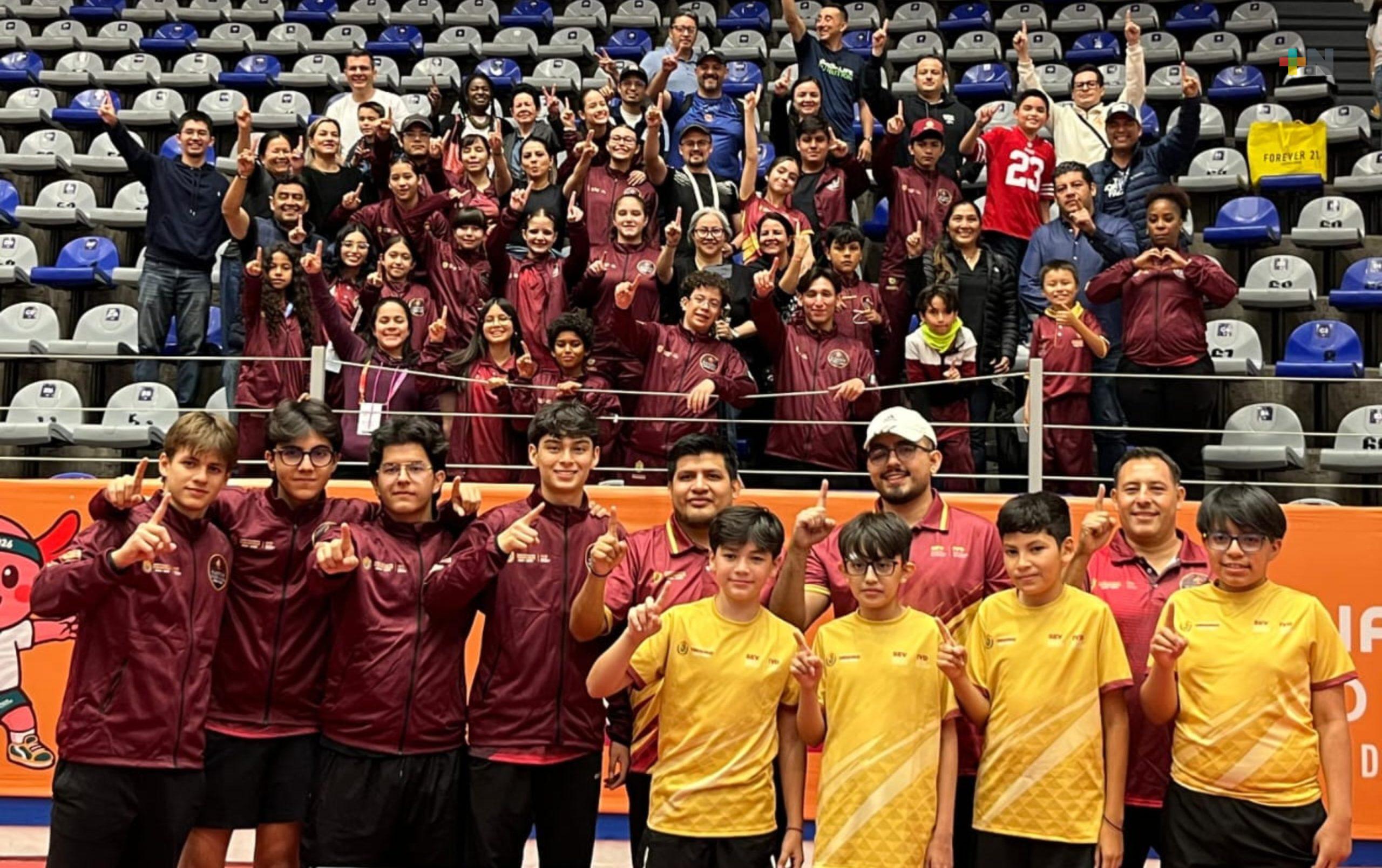 Tenis de mesa gana oro y plata en Olimpiada Nacional
