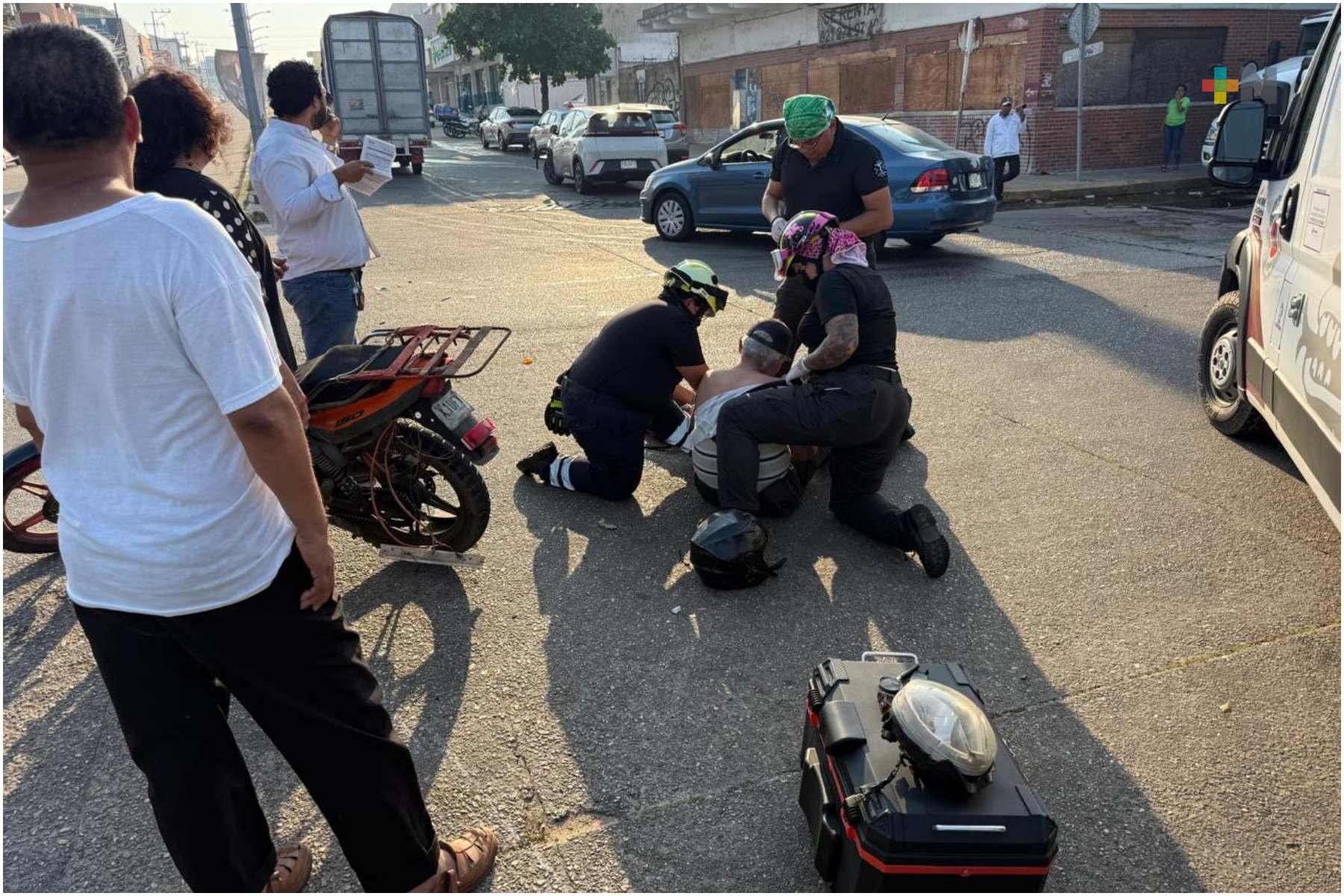 Durante 2026 se han registrado más de 120 accidentes de moto en Coatzacoalcos