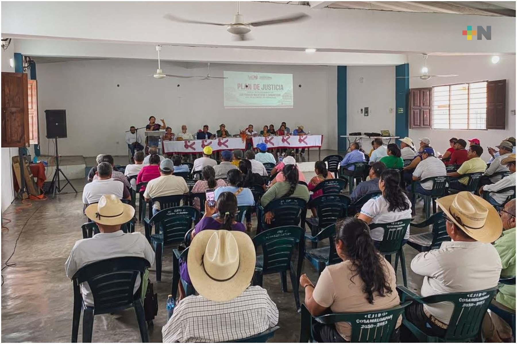 Cosamaloapan fortalece la justicia social para pueblos mazatecos y chinantecos