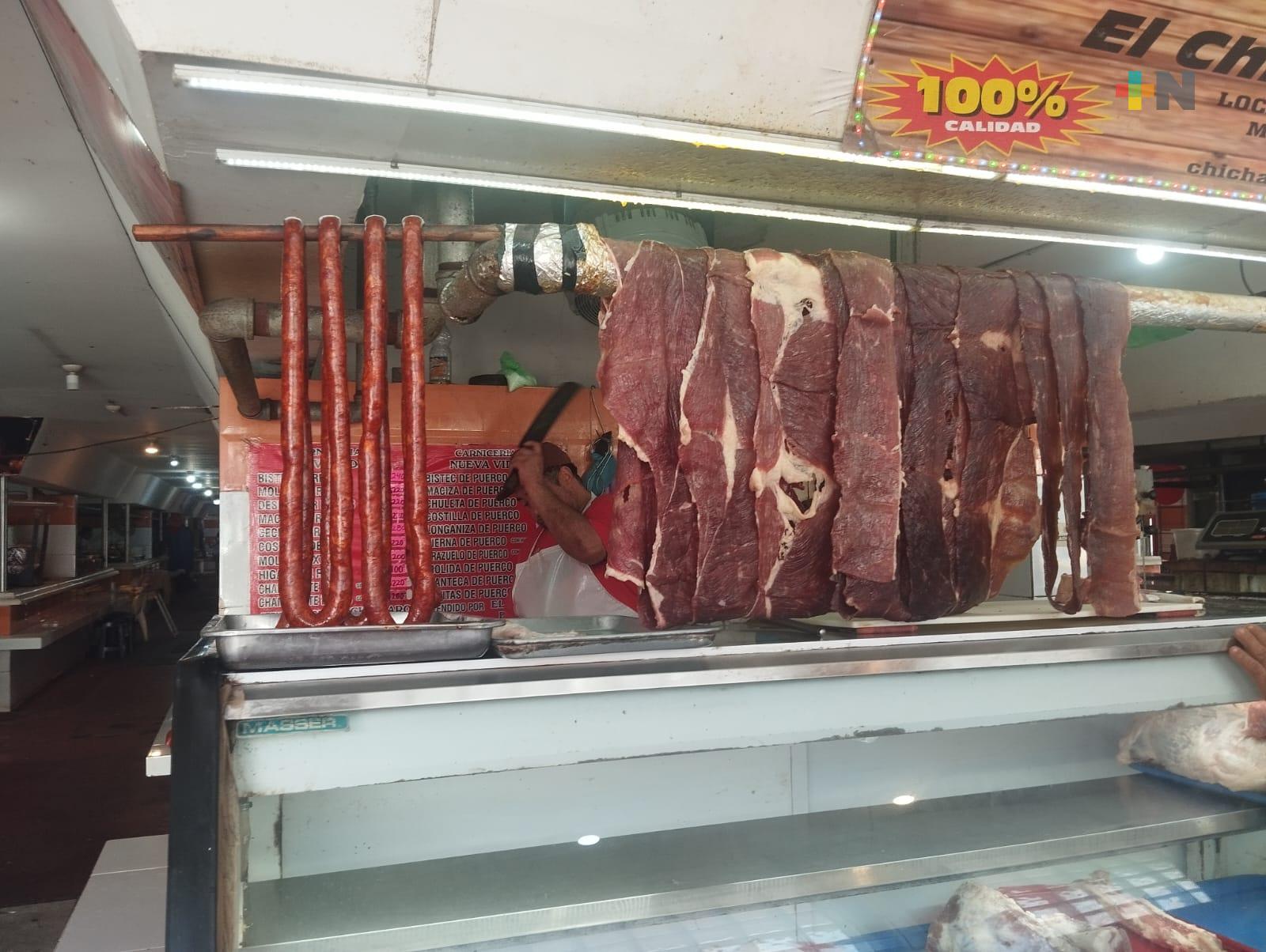 Precio estable de carne de res y cerdo en el municipio de Veracruz