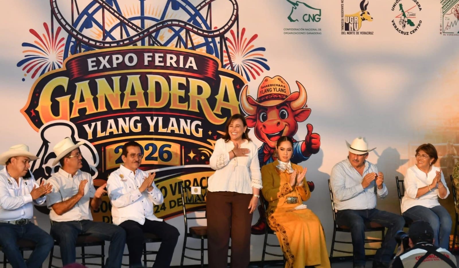 En la Expo Ylang Ylang, Rocío Nahle anuncia aumento sostenido al presupuesto y apoyos ganaderos