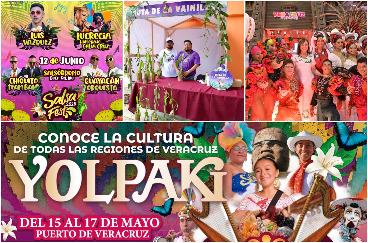 Gran agenda cultural en Veracruz: bolero, salsa, tradiciones y artistas internacionales
