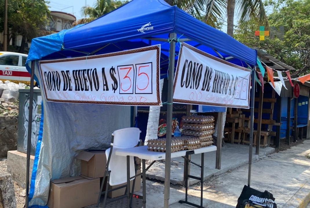 Desde 35 pesos ofrecen el cono de huevo