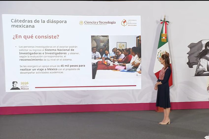 Presentan el programa Cátedras de la Diáspora Mexicana