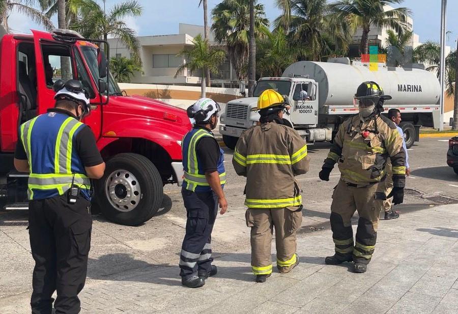 Se registra incendio en la Escuela Náutica Mercante de Veracruz; segundo en la semana