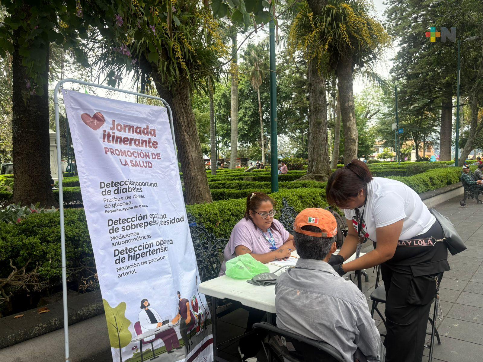 Continúan jornadas itinerantes de salud en el parque Juárez