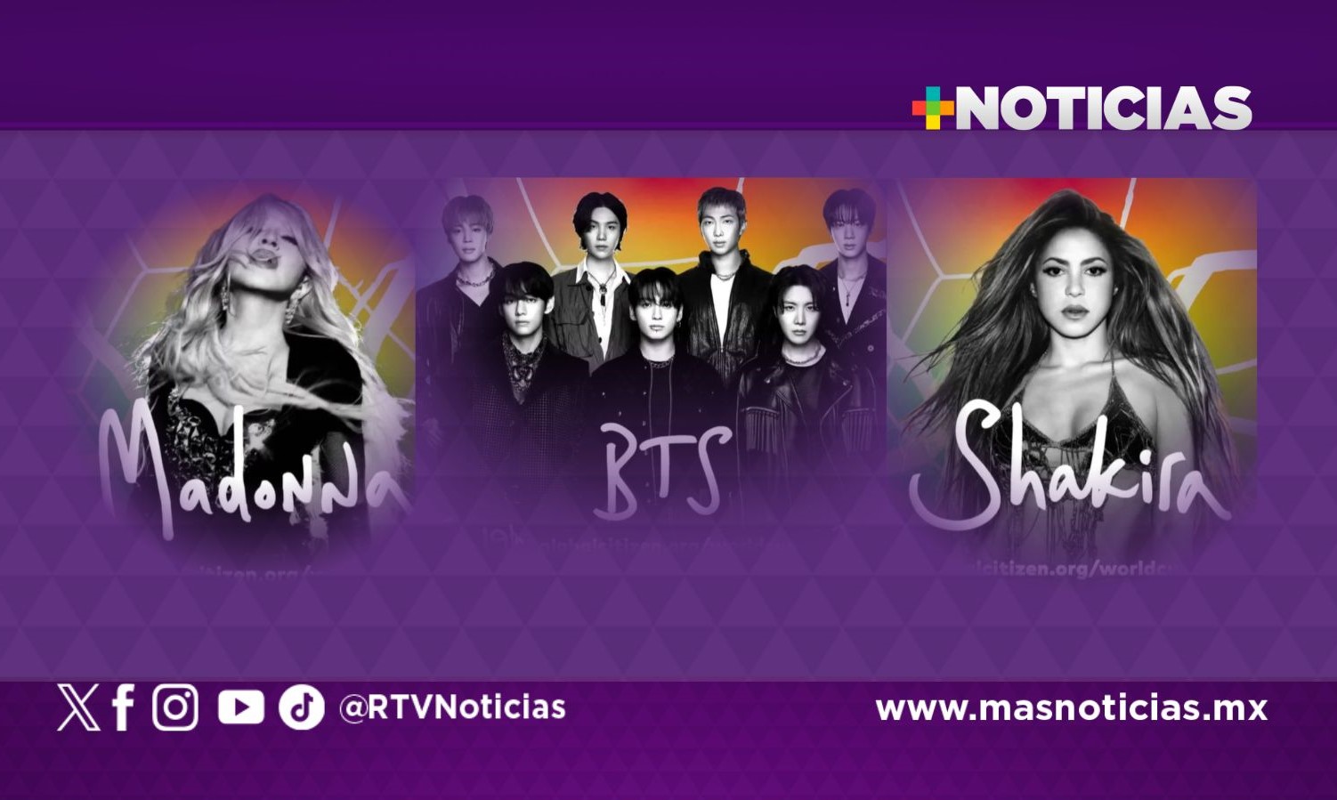 Madonna, Shakira y BTS en final del Mundial