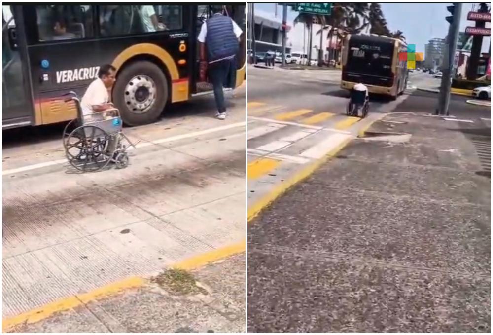Dan de baja a chofer que negó servicio a persona con discapacidad en línea Ulúa