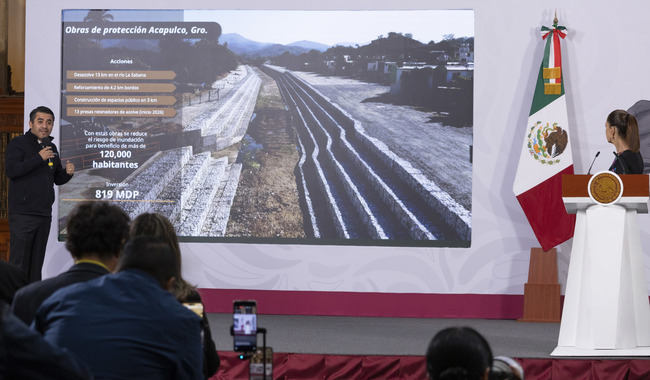 Se destinan cerca de 12 mil mdp para evitar inundaciones: Presidenta