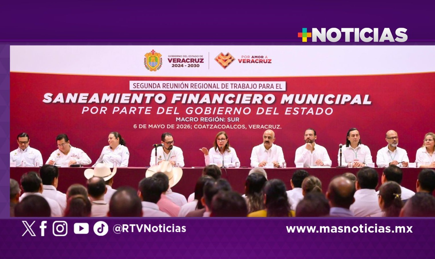 Rescate financiero, carreteras y seguridad, aborda Rocío Nahle