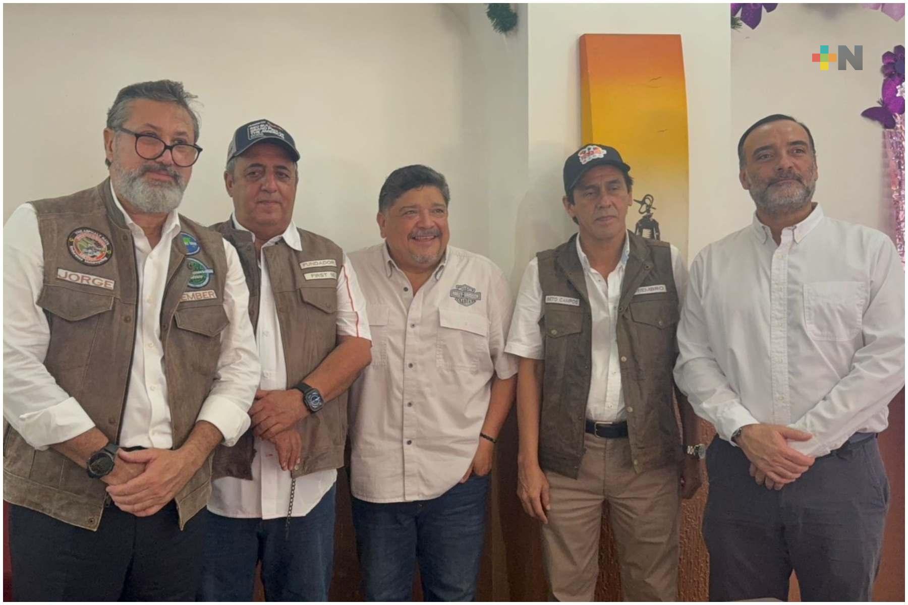 Promueven salud masculina con rodada de motociclistas
