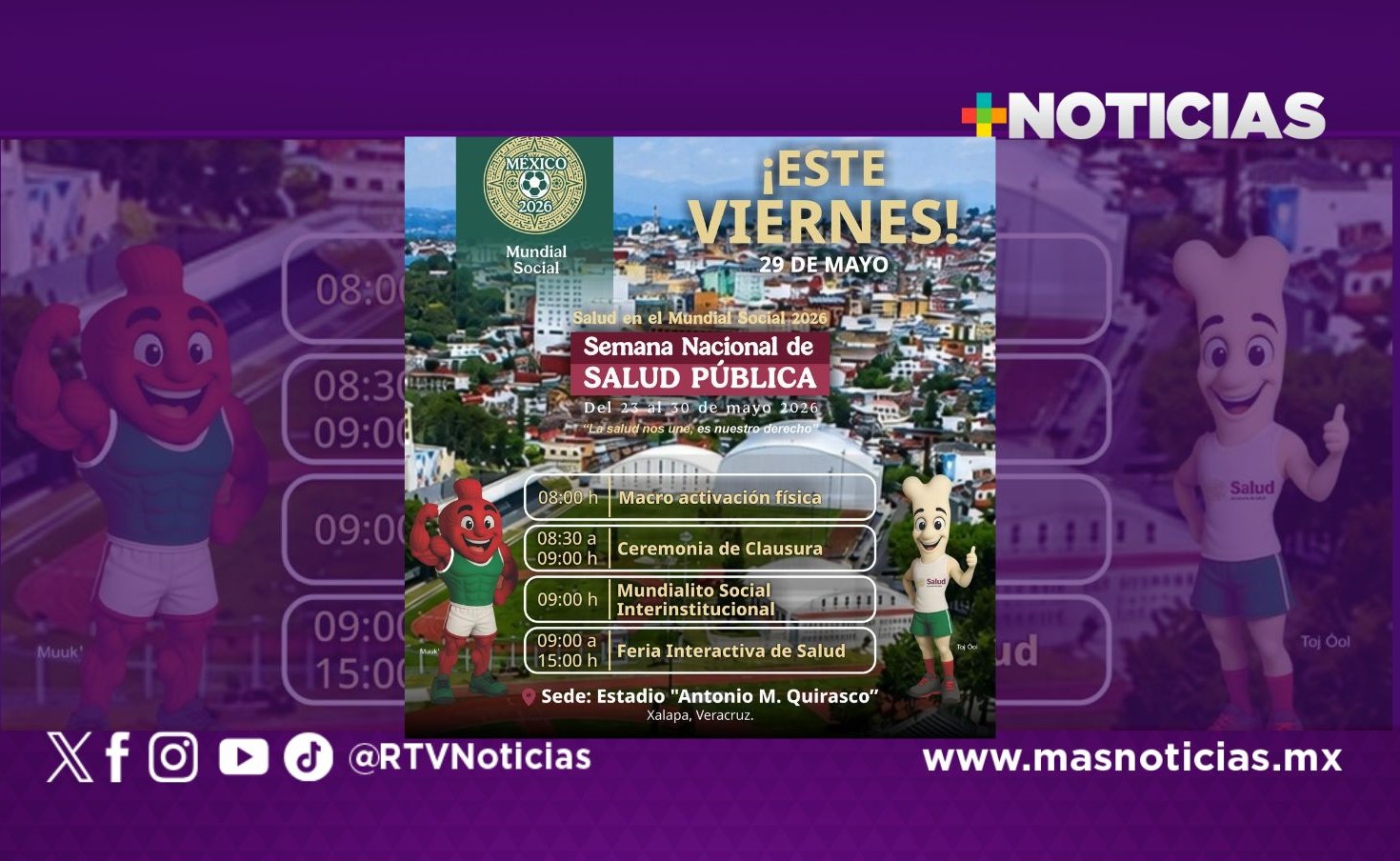 Promoción del bienestar y prevención durante la Semana Nacional de Salud Pública
