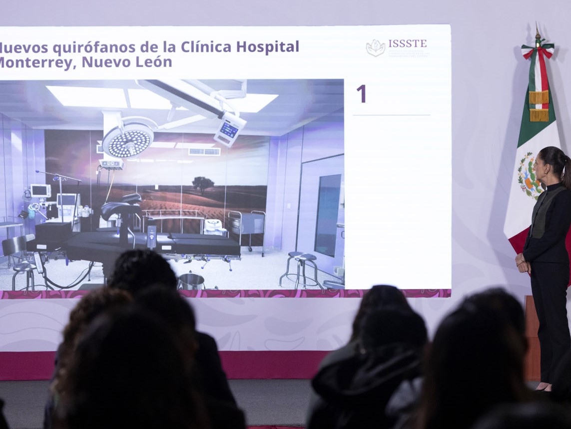 Se invierten 20 mil mdp en el salto tecnológico en el IMSS, ISSSTE e IMSS Bienestar: Presidenta