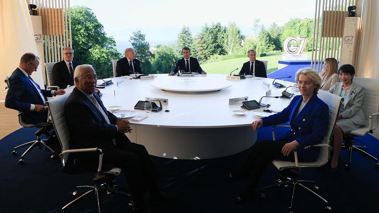 Líderes mundiales analizan crisis globales en la cumbre del G7